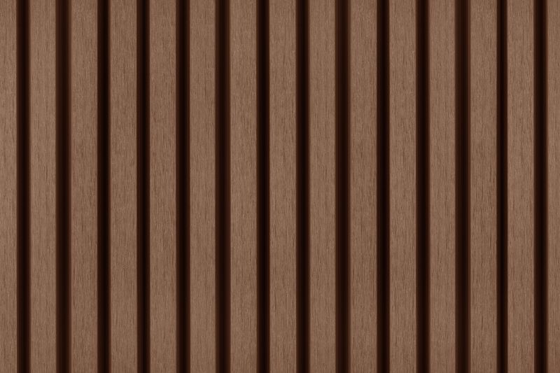 PuraTech 30 composiet triple profiel 3,3 x 17,0 x 390 cm, teak, fijne houtnerf