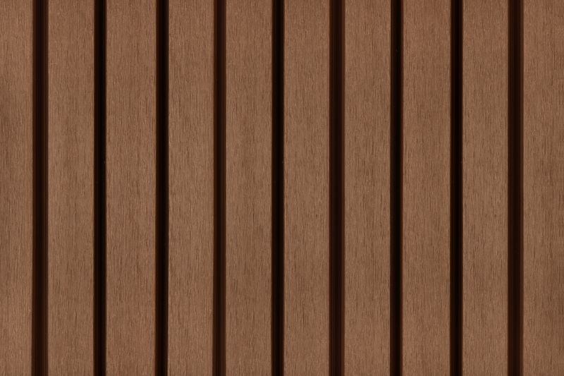PuraTech 55 composiet dubbel profiel 3,3 x 17,0 x 390 cm, teak, fijne houtnerf