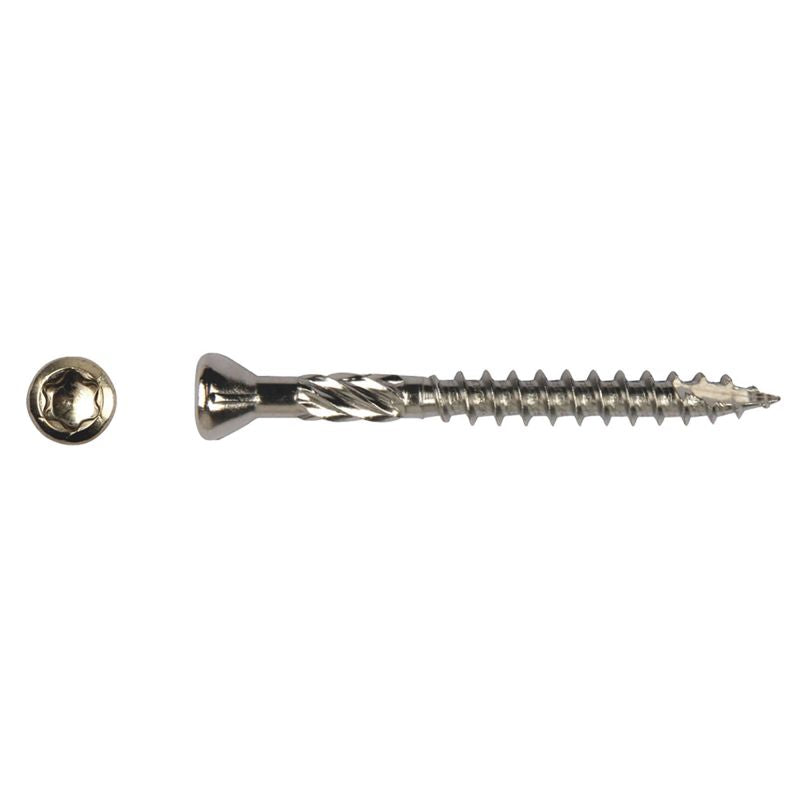 FixGard vlonderschroef - RVS410 5,0 x 60 mm Tx25 (Doos 200 stuks)